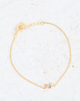 Rhodolite Pearl Bracelet