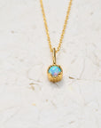 Dainty Birthstone Pendant Necklace