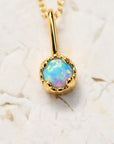 Dainty Birthstone Pendant Necklace