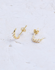 Clara Silver Gem Earrings