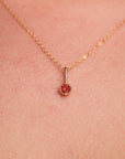 Dainty Birthstone Pendant Necklace