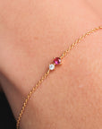 Tiny Birthstone Bracelet