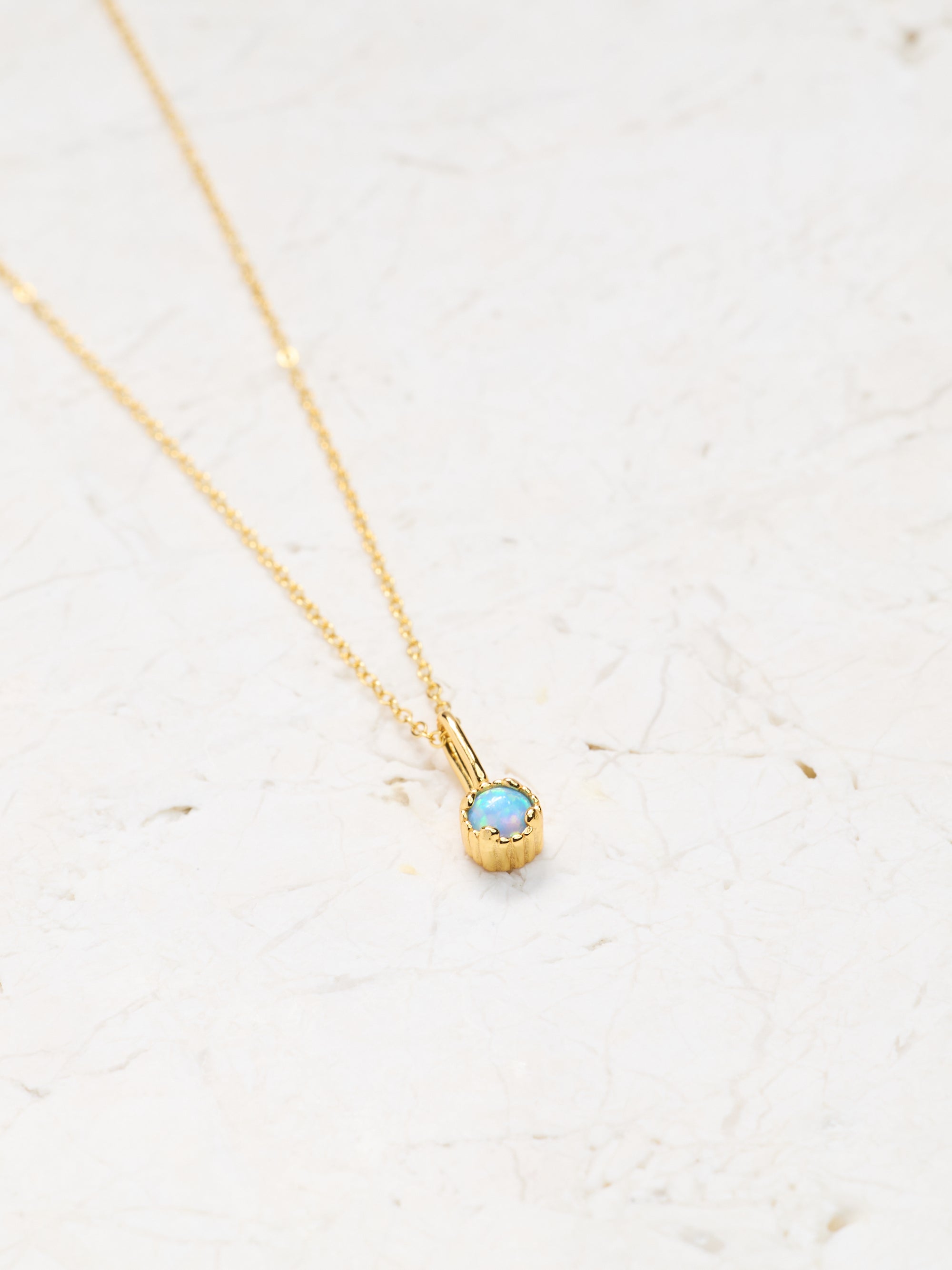 Dainty Birthstone Pendant Necklace