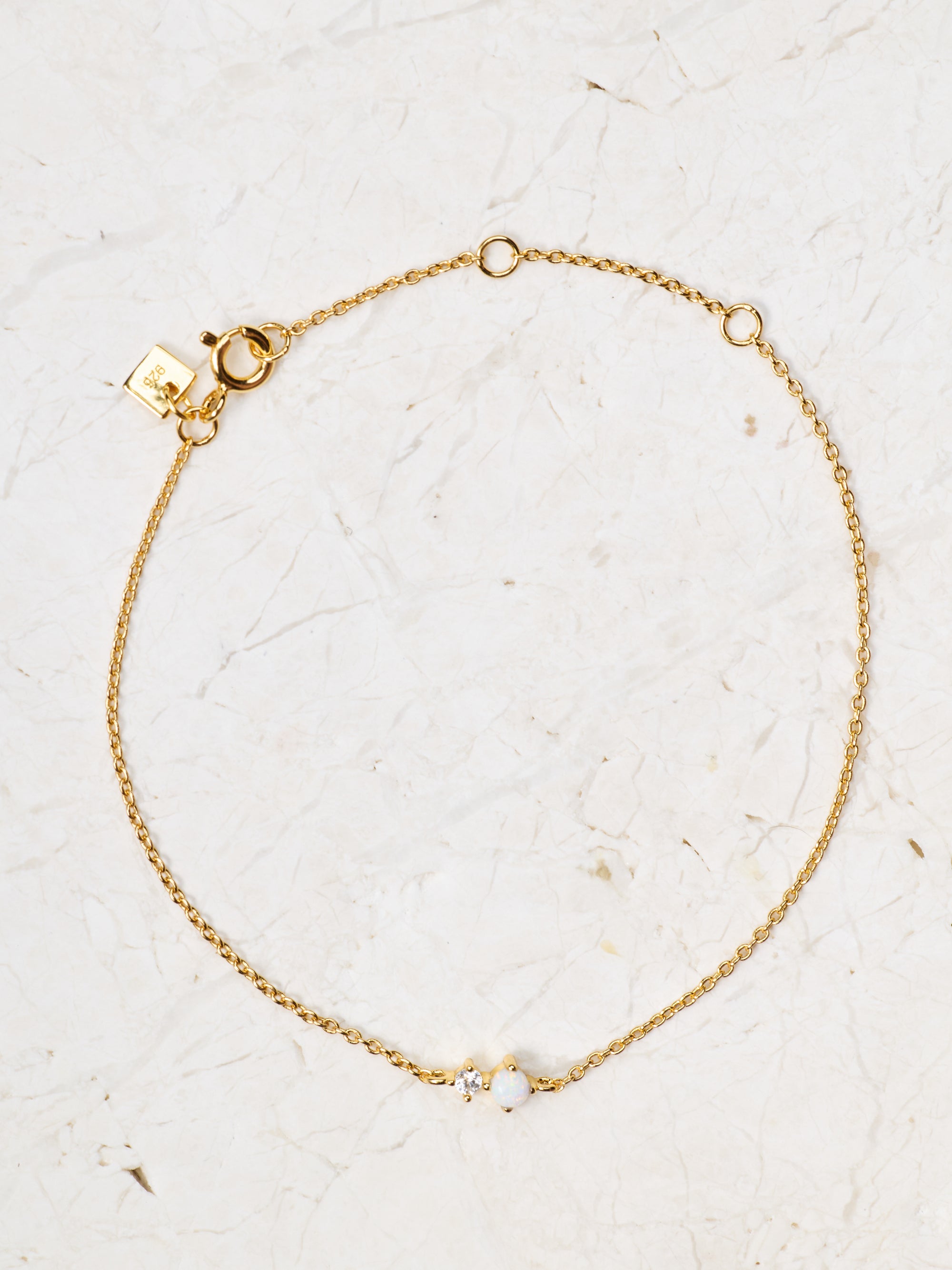 Tiny Birthstone Bracelet