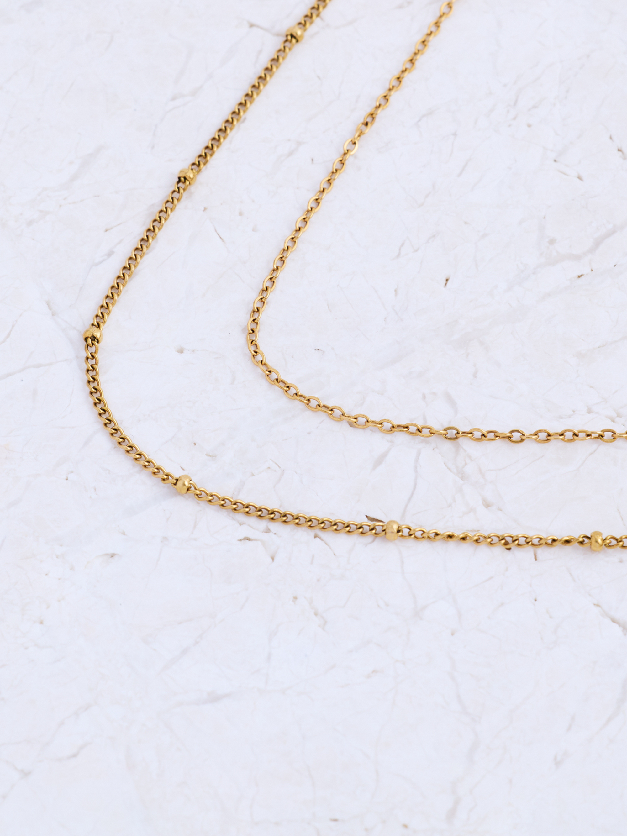 Double Layer Dainty Chain Necklace