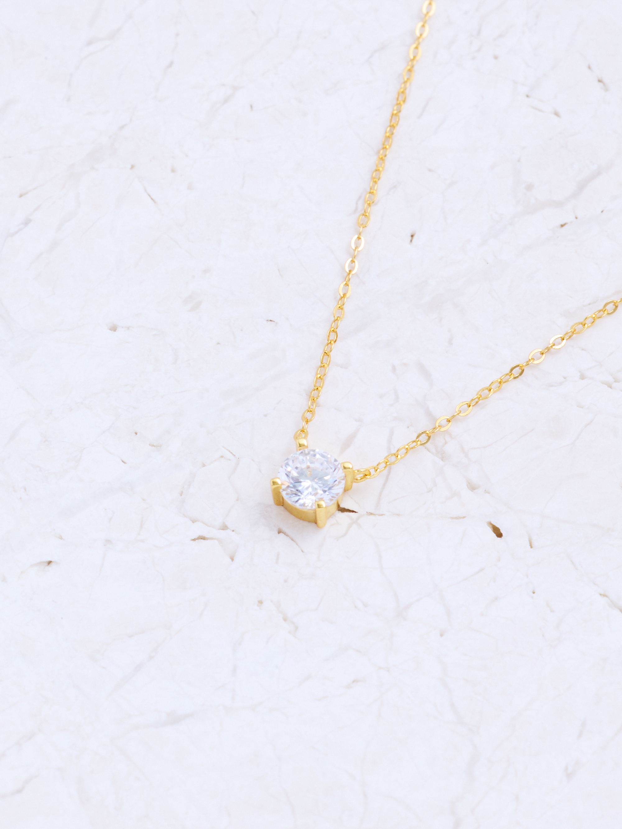 Isabelle Solitaire Necklace